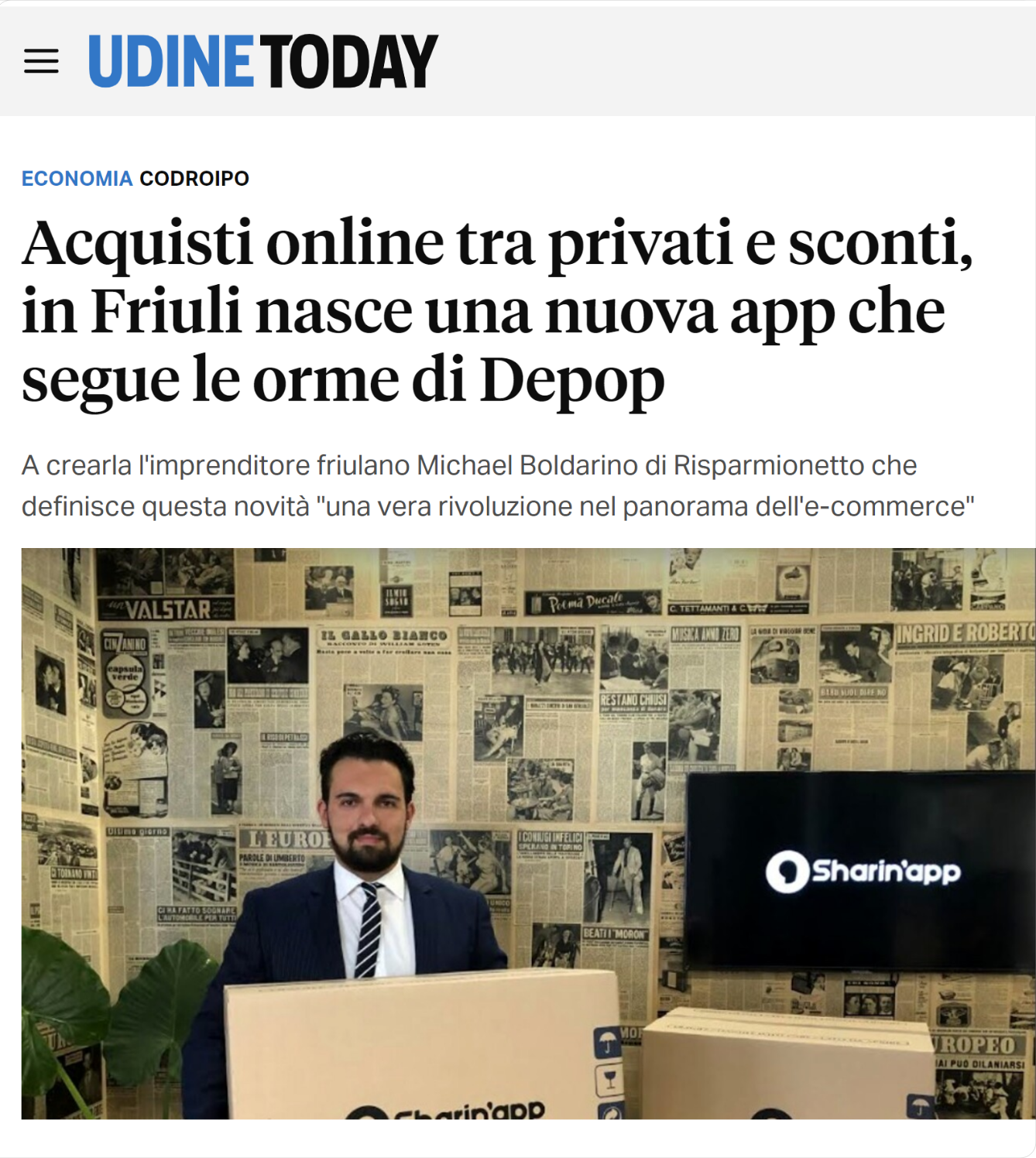 Sharinapp Udinetoday