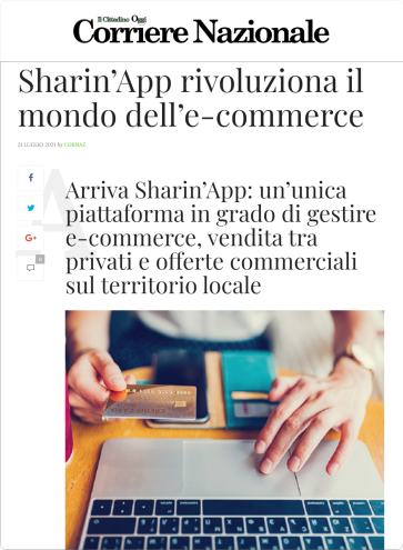 Sharinapp Corriere Nazionale